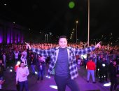 حمادة هلال يقدم حفلا غنائيا بـ طنطا وسط الآلاف من جمهور محافظات الدلتا (صور)