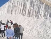 الملح اتحول تلج.. أشهر فوتوسيشن فى بورسعيد.. لايف