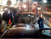 تحويلات مرورية بسبب الهبوط الأرضى بسيدى بشر فى الإسكندرية.. صور