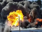 حريق كبير في منصة استخراج نفط بجنوب إيران