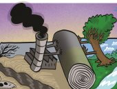 كاريكاتير يسلط الضوء على التغيرات المناخية وضرورة التصدي لها