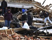 مصرع 94 شخصا وتضرر 18 مقاطعة بولاية كنتاكى الأمريكية جراء الإعصار