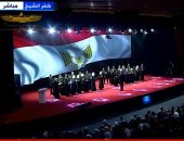 مطربة كورال جامعة حلوان: أشعر بالفخر لغنائى أمام الرئيس السيسى