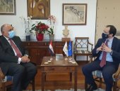 وزير الخارجية يبحث مع نظيره القبرصى تعزيز التعاون فى مجالات الطاقة والزراعة