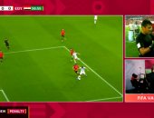 فيديو.. "VAR" ينقذ مصر من إحتساب ضربة جزاء أمام تونس فى نصف نهائى كأس العرب
