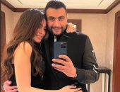 هاجر أحمد تحتفل بعيد ميلاد زوجها "حب من النظرة الأولى للرجل الذى يحمل قلبى"