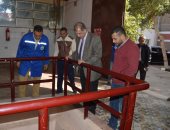 رئيس مياه الفيوم يتفقد محطة رفع صرف صحى سنورس 2