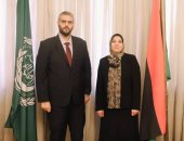 المندوب الدائم لليبيا لدى الجامعة العربية يباشر أعماله من مقر المندوبية.. صور