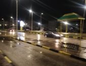 أمطار غزيرة فى دمياط وانخفاض فى درجات الحرارة على مدن المحافظة.. فيديو