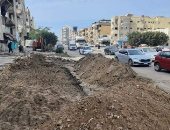 محافظ بورسعيد: تطوير ورفع كفاءة إمتداد شارع كسرى بحى المناخ.. صور