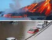 "من البراكين إلى الفيضانات والحرائق" أسبانيا ضحية الكوارث الطبيعية بـ2021.. بركان لابالما يتسبب فى خسائر 900 مليون يورو وتلوث الهواء.. 5500 حريق منذ بداية العام والفيضانات تغرق السيارات والمدارس