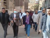 جولة تفقدية لمرثا محروس نائبة التنسيقية لمتابعة أعمال التطوير بالأميرية