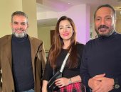 تكريم على الحجار وأحمد عبد العزيز والكاتبة دينا شرف الدين فى بغداد.. صور