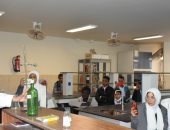 مدرسة جمال عبد الناصر الثانوية المشتركة تزور كلية العلوم جامعة أسوان