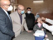  تطعيم شلل الأطفال .. محافظ بنى سويف : إستهداف 574 ألف طفل بالقرى والمدن