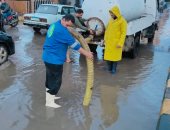 مياه المنوفية: جهود مكثفة لرفع تجمعات مياه الأمطار من الشوارع والميادين