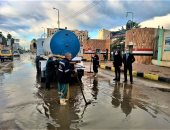 494 معدة تنتشر لشفط مياه الأمطار بشوارع محافظة الغربية.. صور