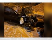 معلومات صادمة فى تحقيقات حادث الشيخ زايد.. الشهود: سيارة الضحايا طارت 150 مترا