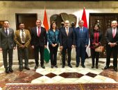 سفير القاهرة بالهند يستقبل الوفد المصرى رفيع المستوى المشارك فى (IREE-2021)