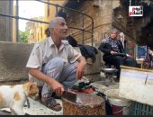حكاية عم حسن.. 40 سنة تنظيف سمك فى الشارع وربى عياله من الحلال.."فيديو"
