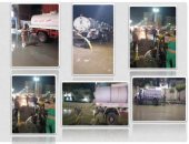 استمرار أعمال كسح مياه الأمطار بالشرقية.. صور