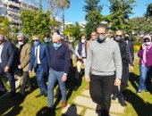 وزير السياحة يتفقد "ساحة مصر" وحديقة فريال فى بورسعيد.. صور