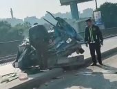 مصرع شخص وإصابة 4 في حادث تصادم "سوزوكي" وأتوبيس نقل عام بمحيط نادي الزمالك