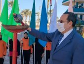 محافظ شمال سيناء يوقد شعلة تصفيات أولمبياد المحافظات الحدودية