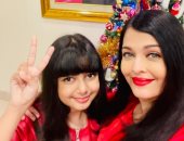 الهندية أيشواريا راى تحتفل بعيد الميلاد برفقة ابنتها: نتمنى لكم جميعًا الكثير من الحب والسلام