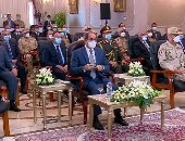 الرئيس السيسي يشاهد فيلما تسجيليا بعنوان "توشكى.. خيرك يا مصر"