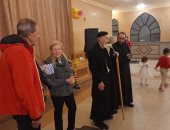 مطران إيبارشية الإسماعيلية الكاثوليكية يشارك بحفل ميلاد لأطفال كنيسة العذراء