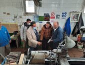 جولة تفقدية لرئيس مياه دمياط لمتابعة سير الأعمال بالمحطات والإدارات