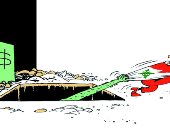 كاريكاتير اليوم.. لبنان "دائم السقوط" فى مستنقع الأزمات