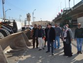 نائب محافظ بنى سويف يراجع استعدادات شركة المياه للتعامل مع الطقس السيء