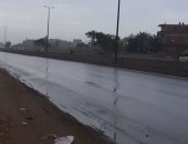 أمطار غزيرة تضرب طريق إسكندرية الزراعى وطوارئ لتسيير حركة المرور.. بث مباشر
