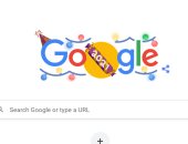 جوجل يحتفل بالعام الميلادى الجديد بتغير شكل شعاره