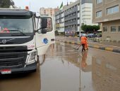 مياه القليوبية تنتهى من أعمال رفع تجمعات مياه الأمطار بعد ليلة شتوية.. صور