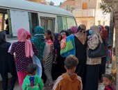 جامعة بنها تنظم قافلة طبية بقرية طحانوب بشبين القناطر ضمن "حياة كريمة"