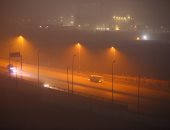 شبورة مائية كثيفة تغطى سماء العاصمة.. صور