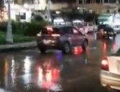 سقوط أمطار غزيرة ببورسعيد فى آخر ساعات 2021.. لايف