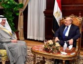 رئيس مجلس الشيوخ يلتقى سفير المملكة العربية السعودية بالقاهرة.. صور