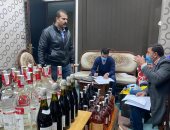 مكافحة التهرب الجمركي بالقاهرة تحرر محضر ضبط لمشروبات كحولية أجنبية  