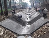 صور.. حملات نظافة ورفع كفاءة الإنارة وتبطين الترع بمدن كفر الشيخ