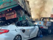 النيابة تكشف تفاصيل حادث الدائرى الأوسطى: مقطورة اصطدمت بـ13 سيارة متوقفة