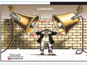 ارتفاع أصوات مروجى الشائعات فى كاريكاتير أردنى