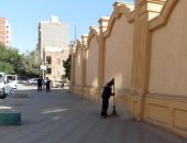 رفع الإشغالات والسيارات المتهالكة بمحيط الكنائس بالقاهرة
