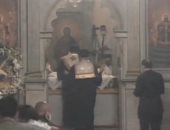 الكنيسة المرقسية بالإسكندرية تستقبل المصلين فى قداس عيد الميلاد 