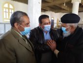  وكيل تعليم الوادى الجديد يزور كنيسة مار جرجس بالداخلة للتهنئة بعيد الميلاد