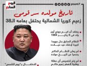 تاريخ مولده سر قومى.. زعيم كوريا الشمالية يحتفل بعامه الـ38.. إنفوجراف