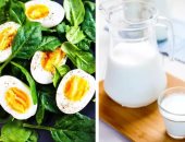 أضرار تناول البيض مع الحليب.. أبرزها مشاكل الجهاز الهضمى